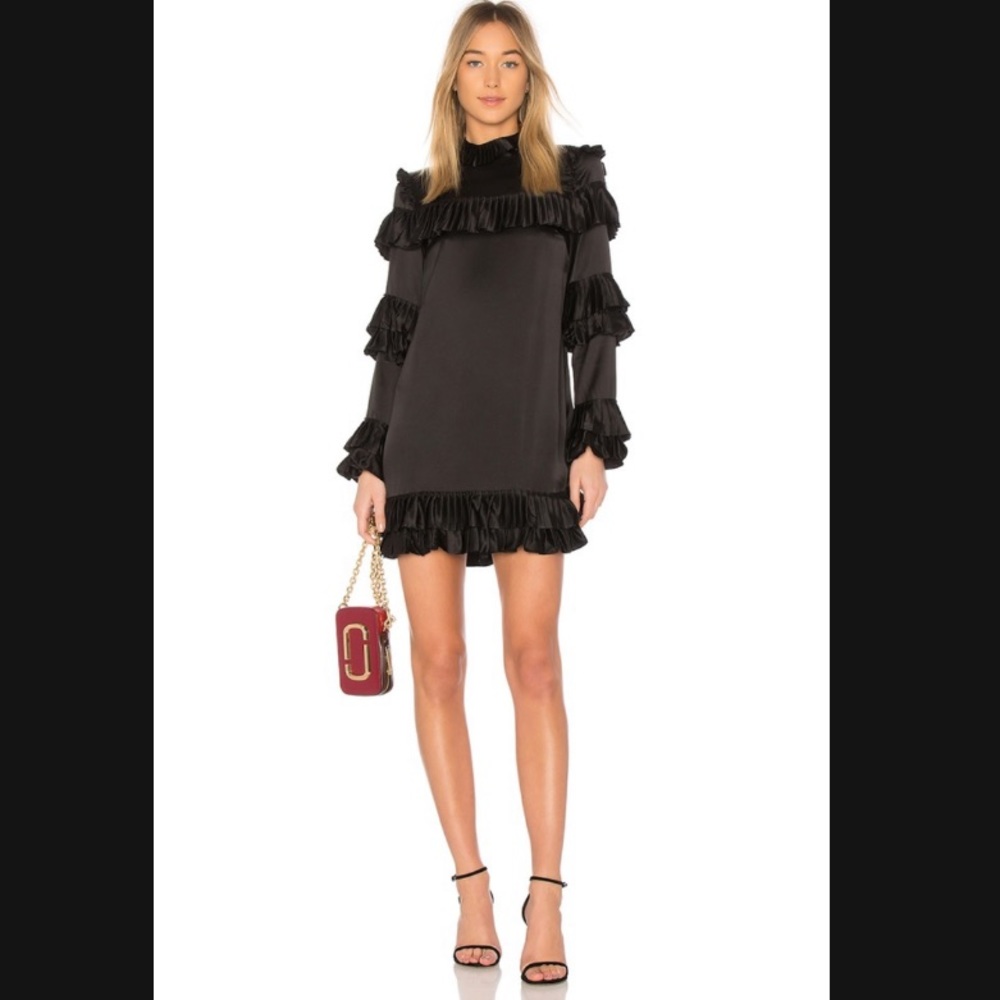 💕✨FRAME Denim Ruffle Dress in Noir✨💕